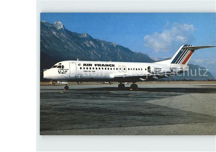 Flugzeuge Zivil Air France TAT Fokker F-28-4000 F-GDUY