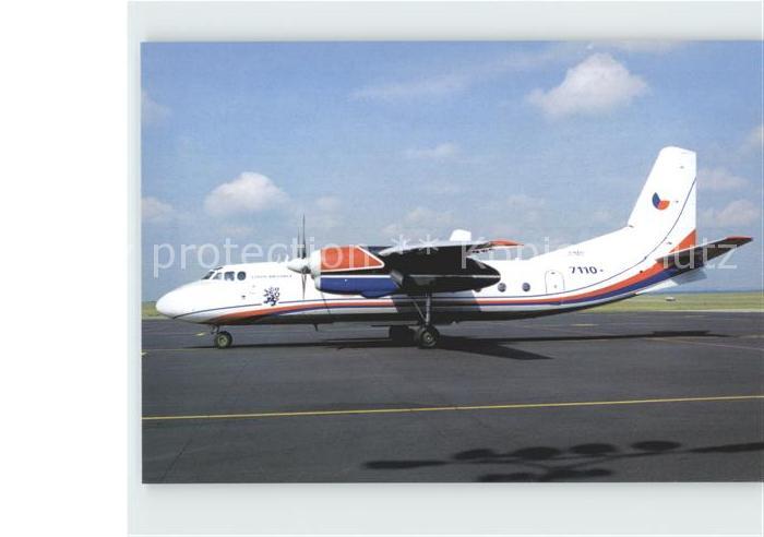 Flugzeuge Militaria Czech Air Force Antonov AN-26 7110 c/n 7110