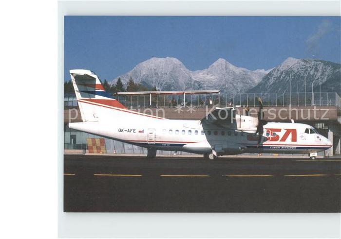 Flugzeuge Zivil CSA Aerospatiale Alenia ATR42-400 OK-AFE cn 487