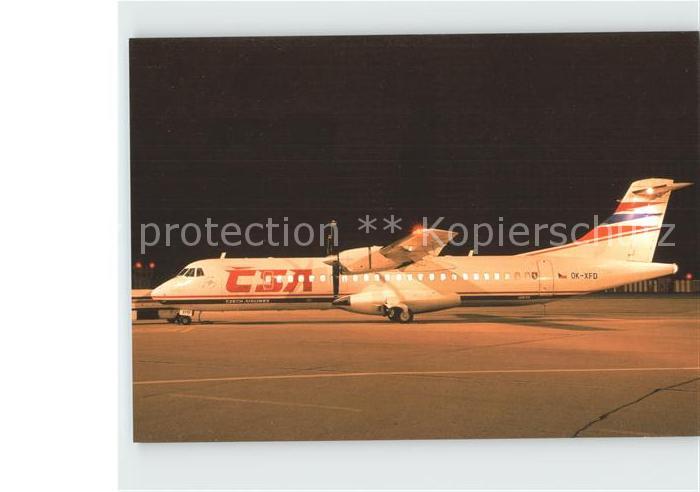 Flugzeuge Zivil CSA Aerospatiale Alenia ATR72-202 OK-XFD cn 303