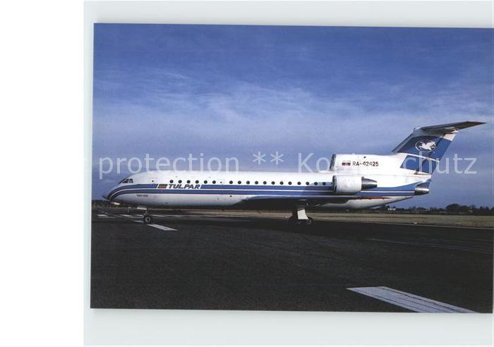 Flugzeuge Zivil Tulpar Aviation Company Yak-42D RA-42425