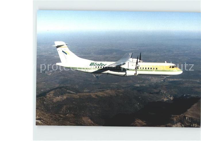 Flugzeuge Zivil Binter Canarias Aerospatiale Aeritalia ATR72