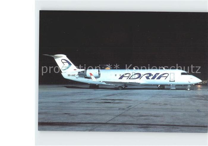 Flugzeuge Zivil Adria Canadair Regional Jet CL600-2B19 S5-AAE cn 7170