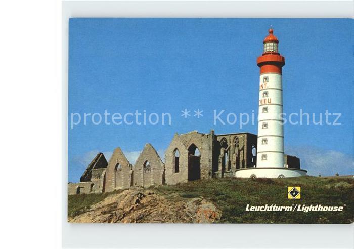 Leuchtturm Lighthouse Kap St. Mathieu Bretagne Frankreich