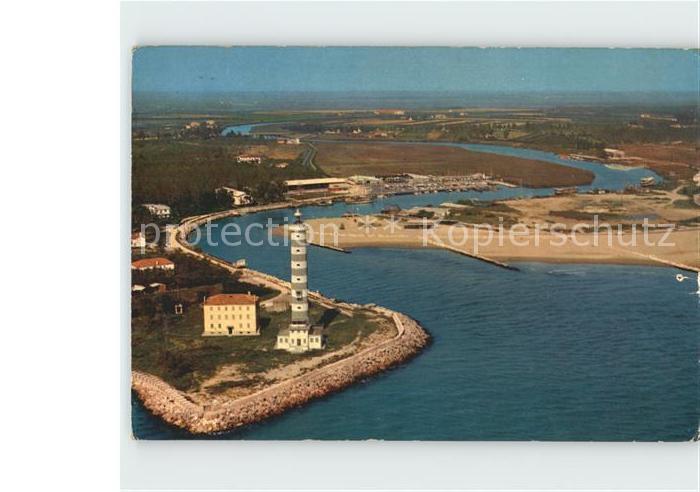 Leuchtturm Lighthouse Jesolo Fliegeraufnahme
