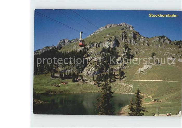 Seilbahn Stockhorn Hinterstockensee Berner Oberland