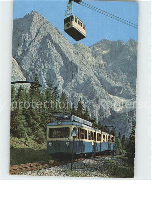 Zugspitzbahn Zahnrad-Triebwagen Seilbahn Zugspitzgipfel