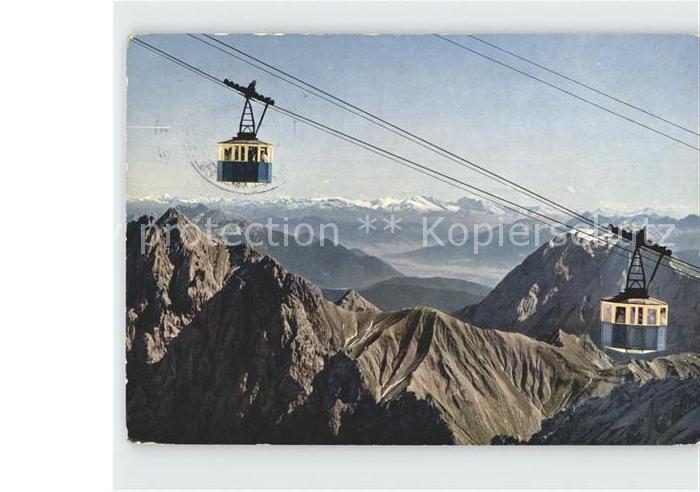 Seilbahn Bayerische Zugspitzbahn Wettersteingebirge