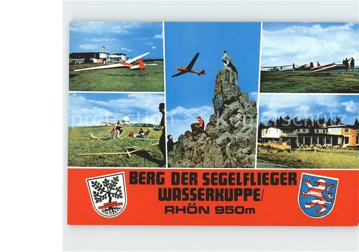Segelflug Gliding Vol-Voile Vuolo-a-Vela Wasserkuppe Rhön