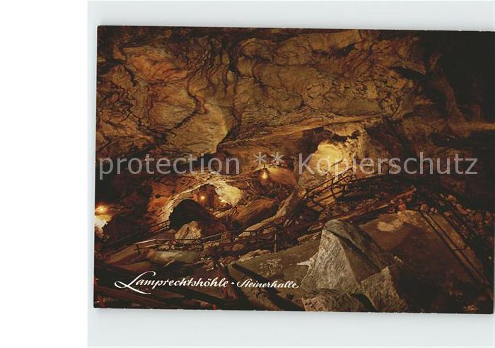 Hoehlen Caves Grottes Lamprechtshöhle Steinerhalle