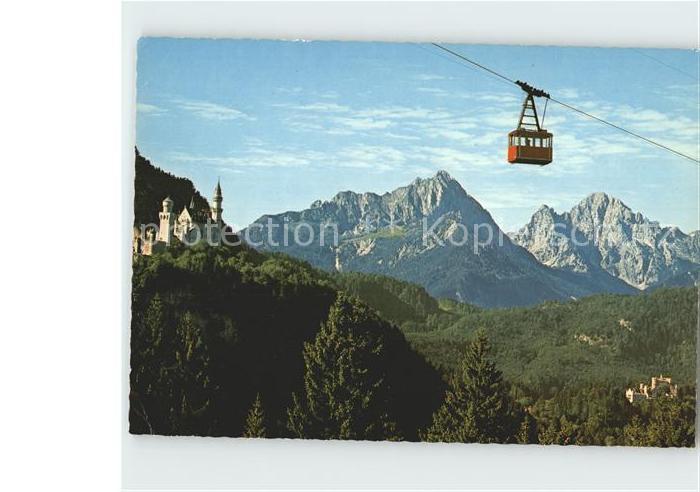 Seilbahn Tegelberg Schloss Neuschwanstein Gernspitze Koellespitze