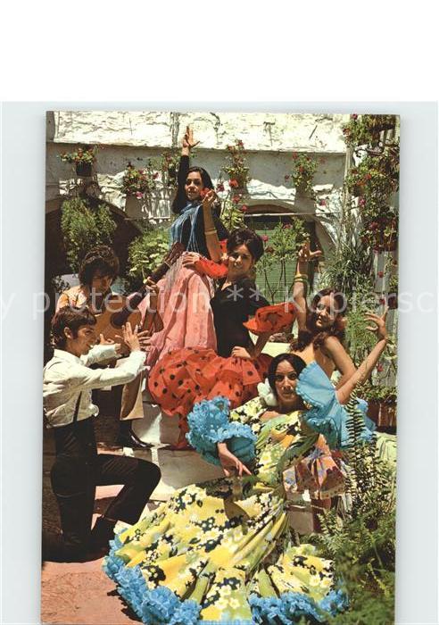 Tanz Taenzer Flamenco Estampa tipica andaluza