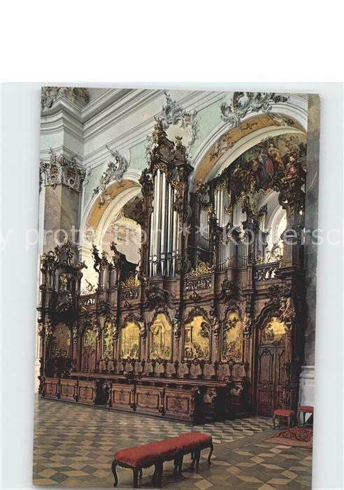 Kirchenorgel Benediktinerabtei Ottobeuren Chorgestuehl