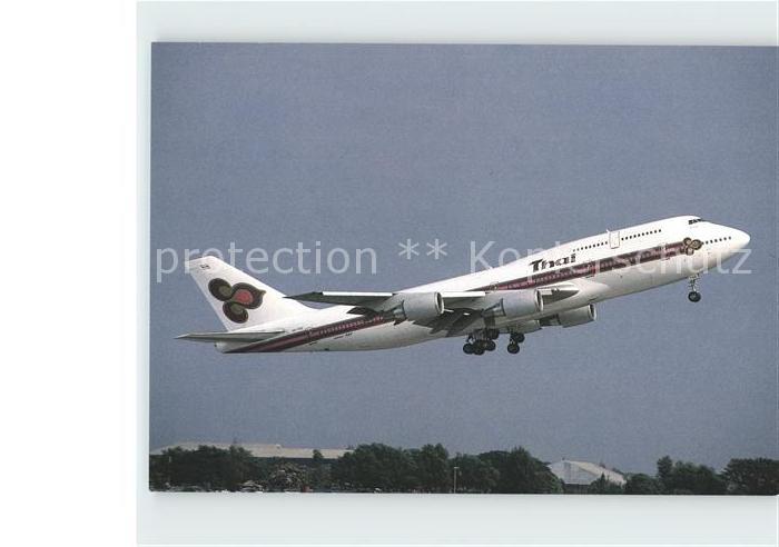 Flugzeuge Zivil Thai Airways International Boeing B-747-3D7 HS-TGE c/n 23722
