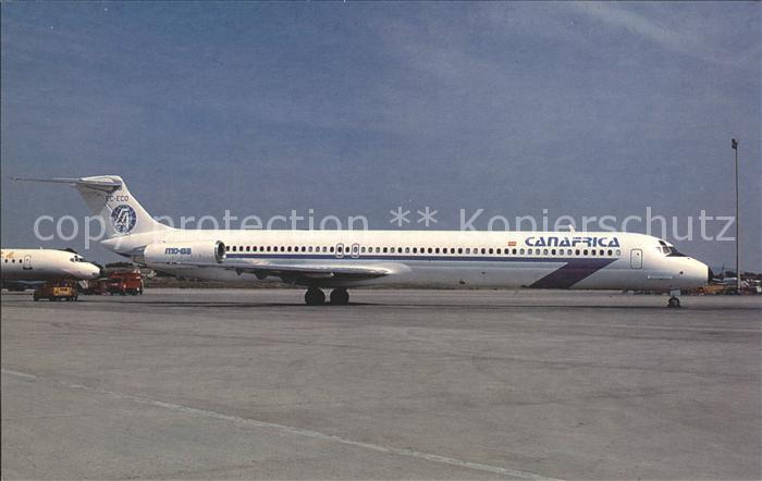 flugzeuge zivil Canafrica McDonnel Douglas MD-83 EC-ECO