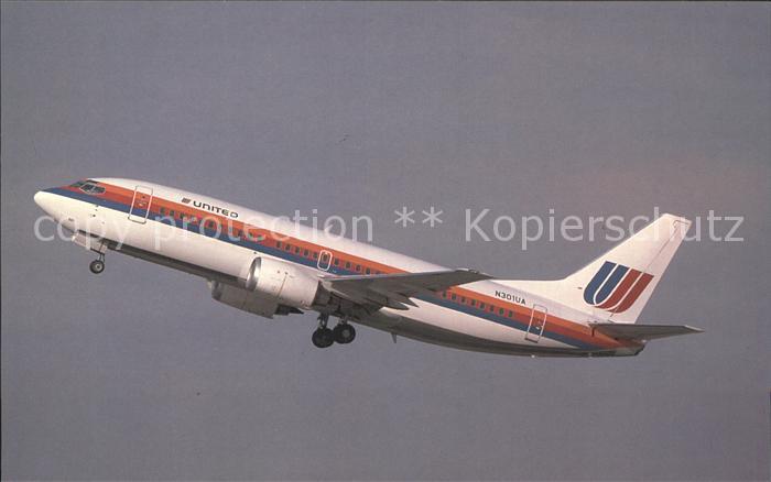 flugzeuge zivil United Airlines Boeing 737-322 N301 UA.