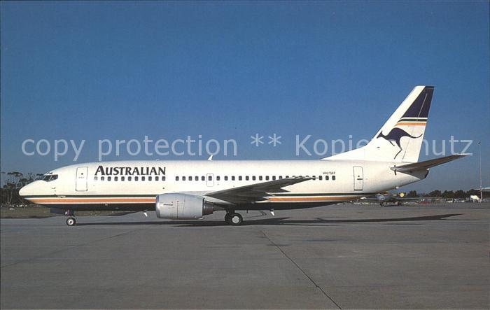 flugzeuge zivil Australian Airlines Boeing 737-376 VH-T