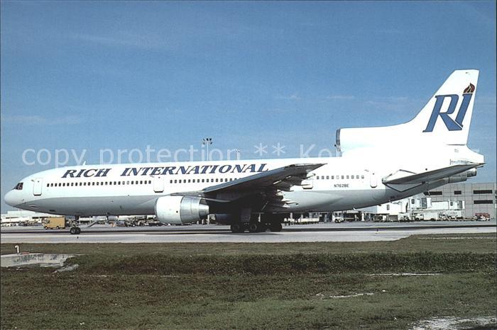 Flugzeuge zivil Rich International Airways L 1011-385-1 Tristar 50 N762 BE