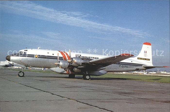 Flugzeuge zivil U.T.A. Industrie DC-6B Tanker F-GAPK C/N 43834