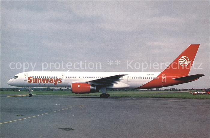 Flugzeuge zivil Sunways B-757-236 G. BUDX C/N 25592