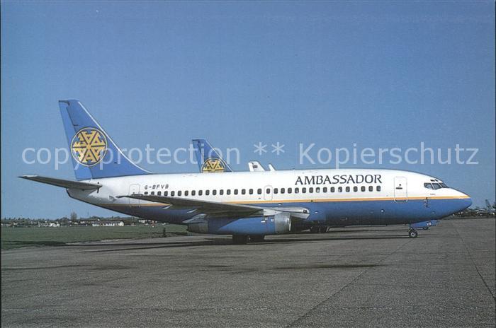 Flugzeuge zivil Ambassador G-BFVB Boeing 737