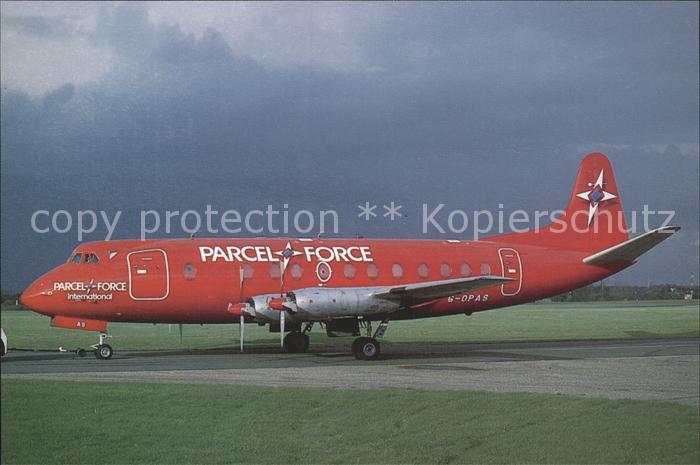Flugzeuge zivil Parcel Force G-OPAS Viscount