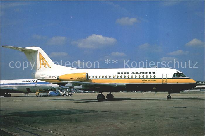 Flugzeuge zivil Air Anglia F-28-1000 PH-MOL C/N 11003