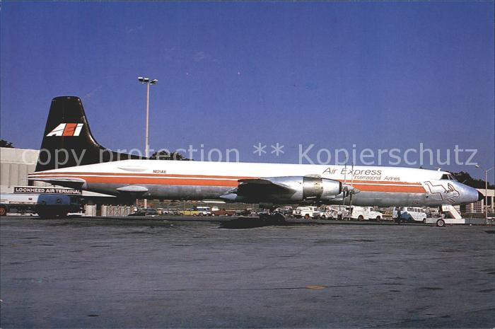 Flugzeuge zivil Air Express International CL-44 D-4 N121AE C/N 38