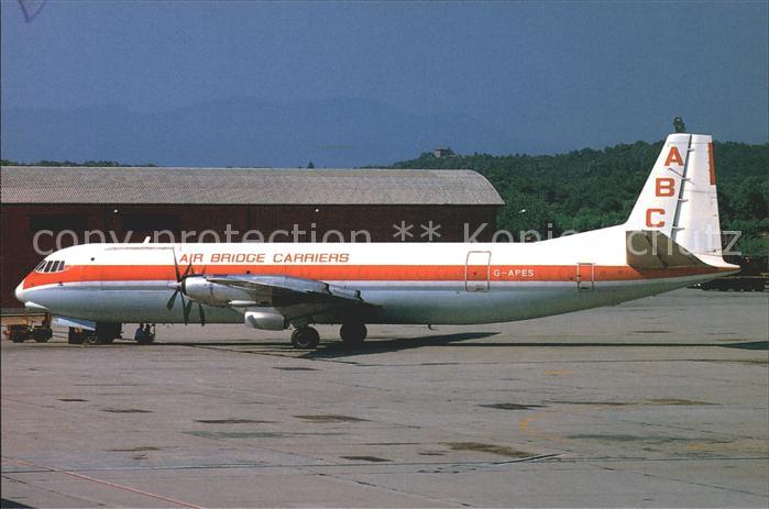 Flugzeuge zivil Air Bridge Carriers BAe Vichers Vanguard 953C