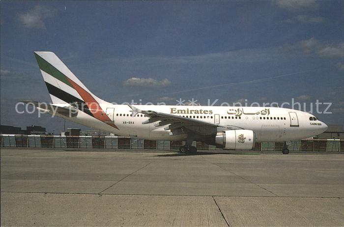 Flugzeuge zivil Emirates Airlines A6-EKA Airbus A. 310 304