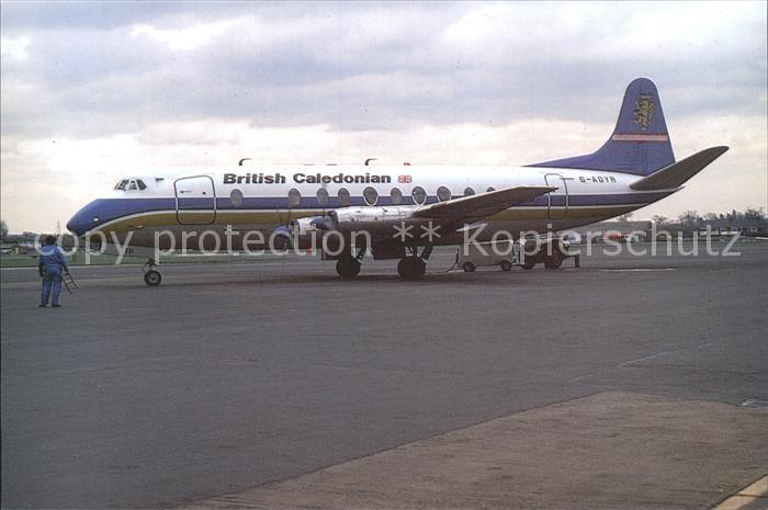 Flugzeuge zivil G-AOYr Viscount British Caledonian