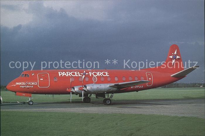 Flugzeuge zivil Parcel Force F-OPAS Viscount