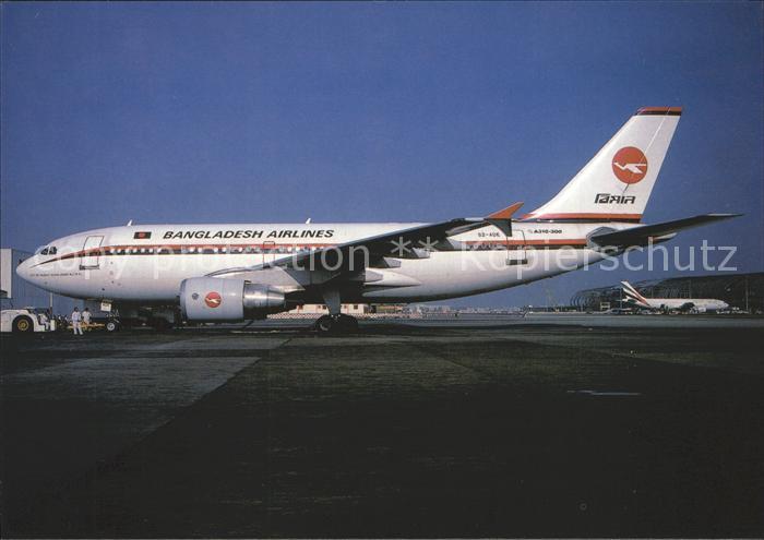 Flugzeuge zivil Biman Bangladesh Airlines Aibus A-310-300 SE-ADE