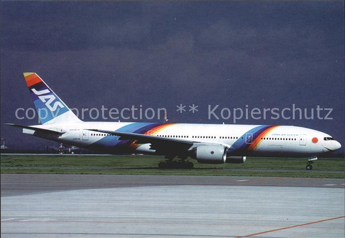 Flugzeuge zivil JAS Japan Air System Boeing 777-289 JA 8978