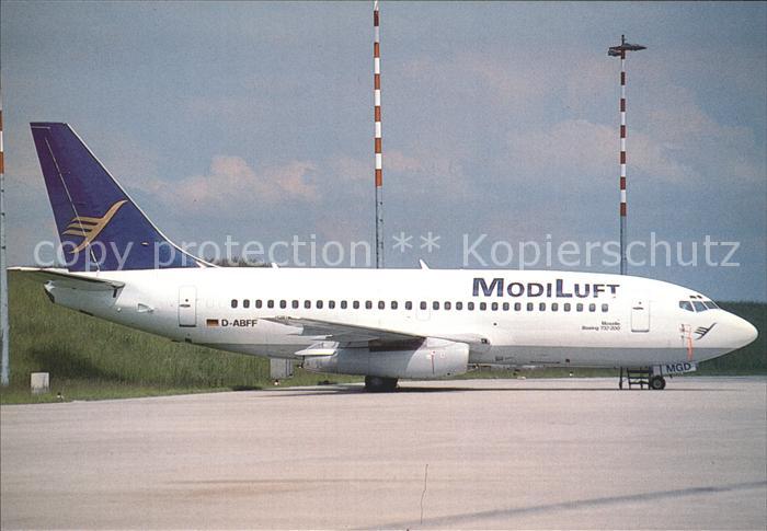 Flugzeuge zivil Boeing 737-230 advanced D-ABFF-Modiluft