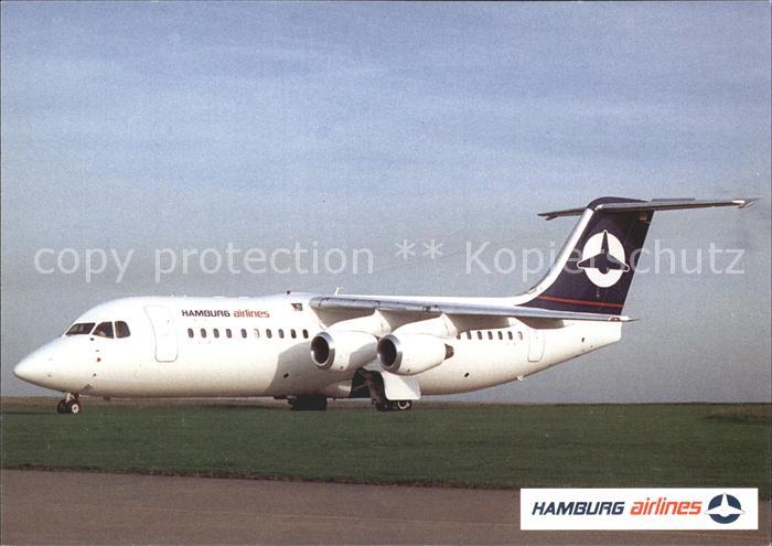 Flugzeuge zivil Hamburg Airlines BAe 146-300