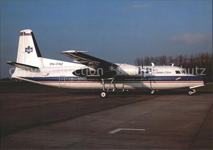Flugzeuge zivil TMK Air Commuter Fokker F27 Mk600