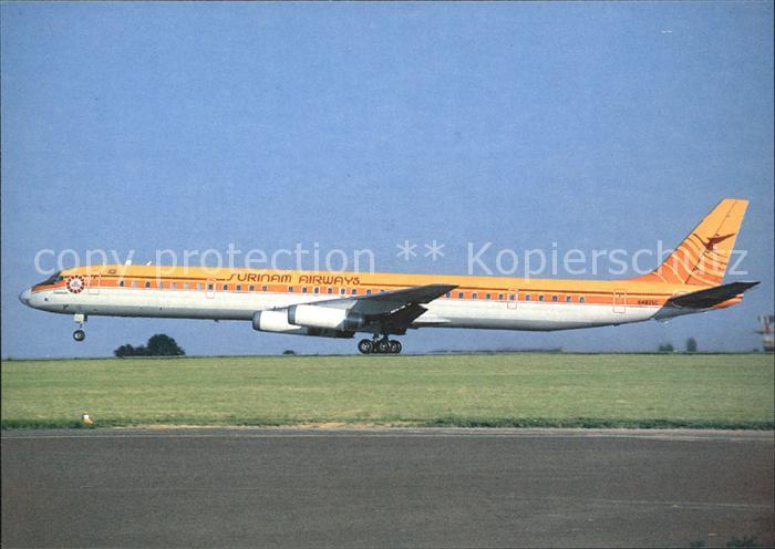 Flugzeuge zivil Surinam Airways DC 8/63