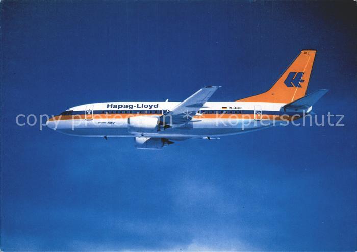Flugzeuge zivil Hapag Lloyd B737-500