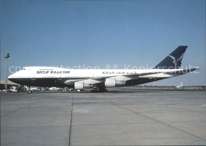 Flugzeuge zivil Gulf Falcon Boeing 747-136 3C-GFB (cn 20953) Sharjah (SHJ) 11/00