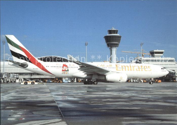 Flugzeuge zivil Emirates Airbus Industries A330-243 A6-EKS (cn 283) Muenchen