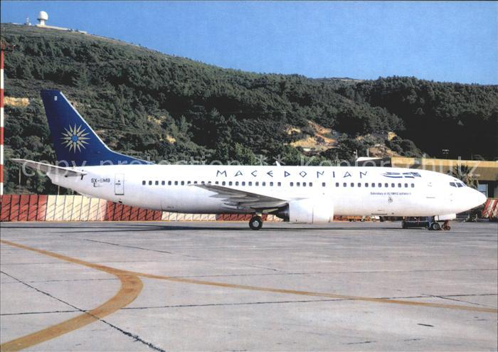 Flugzeuge zivil Macedonian B737-46J SX-BMB