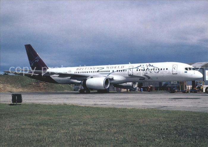Flugzeuge zivil British World B757-200 G-OBWS Lasham