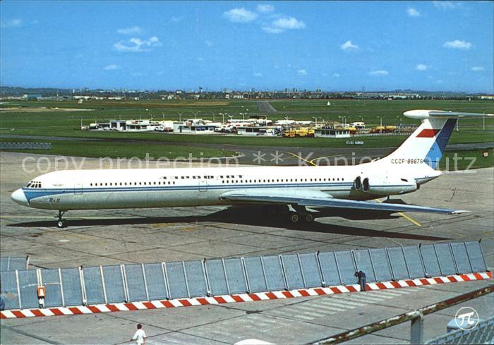 Flugzeuge zivil Aeroflot IL 62 CCCP-86676