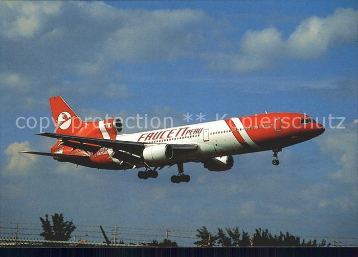 Flugzeuge zivil Faucett Peru Lockheed L 1911 Tristar OB 1545 Miami