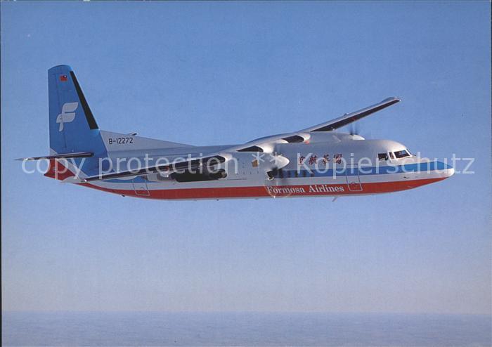 Flugzeuge zivil Formosa Airlines Fokker 50 B12272 c/n 20286