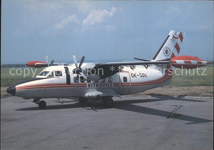 Flugzeuge zivil L 410 UVP-E OK-SDA c/n 872018 Ostrava Vitkovice