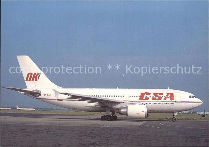 Flugzeuge zivil CSA Airbus A 310-304 OK-WAB c/n 567 Praha