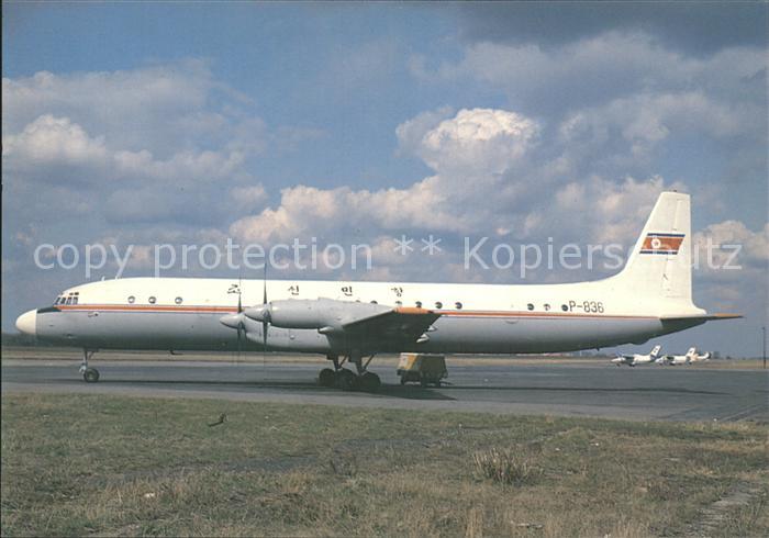 Flugzeuge zivil Ilyushin Il-18 D P 836 Praha