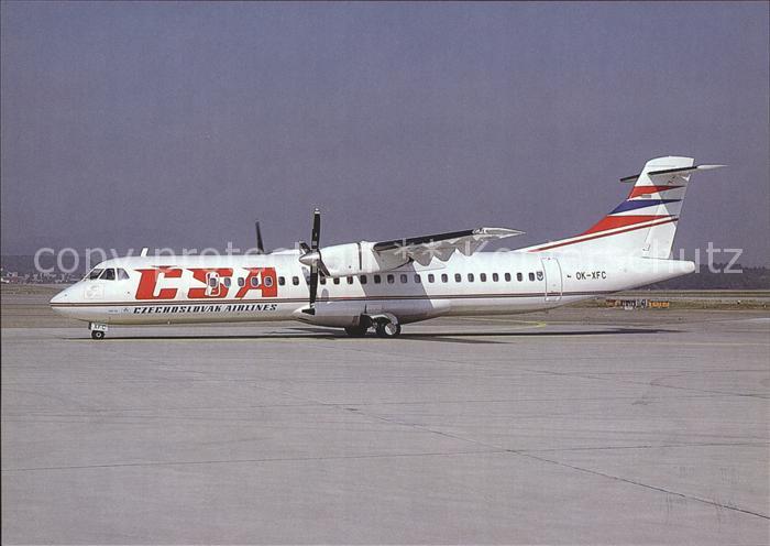 Flugzeuge zivil CSA ATR72-202 OK-XFC c/n 299 Zürich